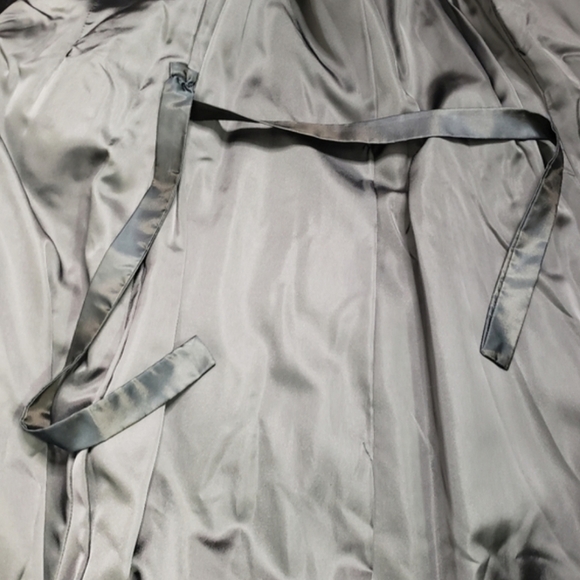 Authentic real mink fur coat deep chocolate brown small GORGEOUS! Long length - Picture 12 of 12